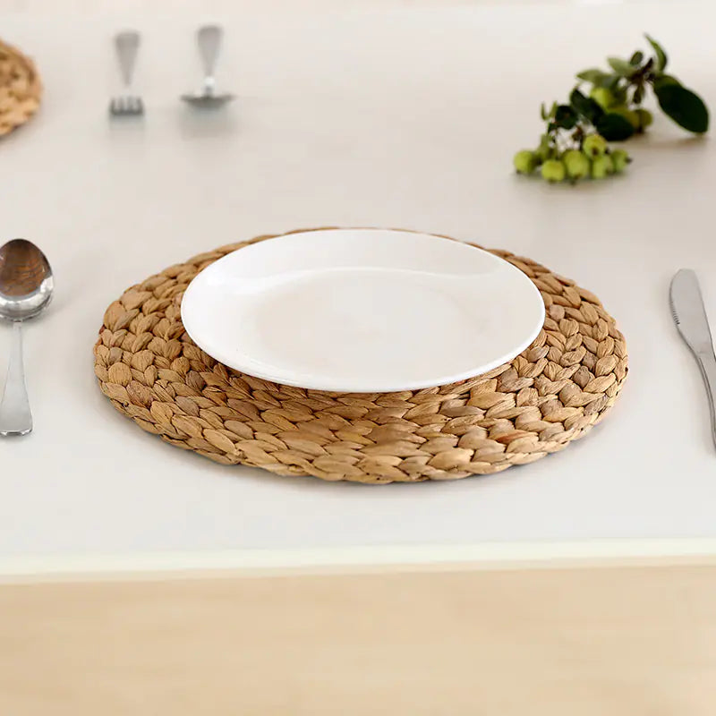 Handwoven Japanese Style Round Table Mats (Set)