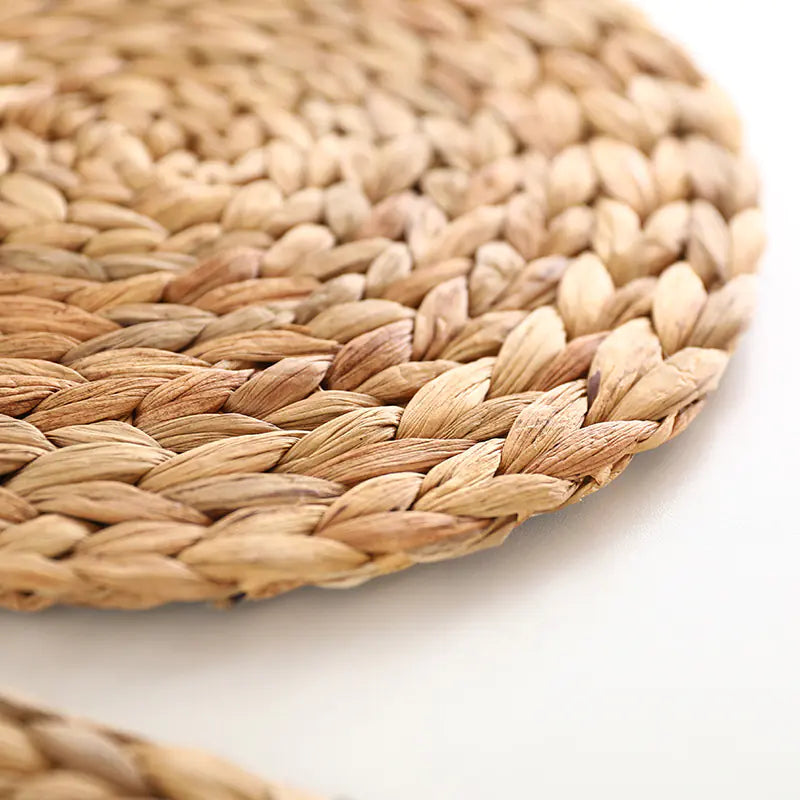 Handwoven Japanese Style Round Table Mats (Set)